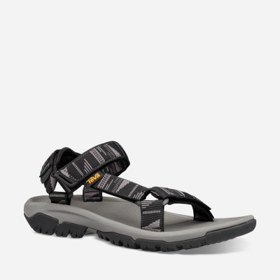 Teva Hurricane XLT2 - Men's Teva Sandals - Black / Grey | India (XNCZ50386)